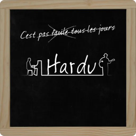 Pochette EP, c'est pas facile tous les jours par Hardu